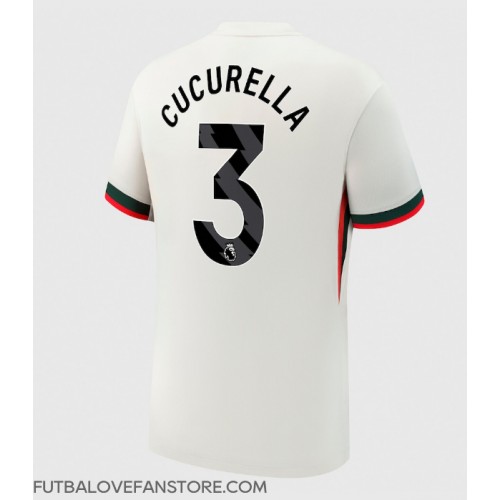 Chelsea Marc Cucurella #3 Vonkajší futbalový dres 2025-26 Krátky Rukáv Chelsea Marc Cucurella #3 Vonkajší futbalový dres 2025-26 Krátky Rukáv